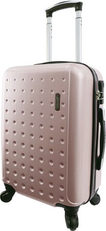 Valise cabine ABS 4r 50cm rosegold dot - Géant Casino à Marseille Valise cabine ABS 4r 50cm rosegold dot en promo chez Géant Casino Marseille à 29,90 €