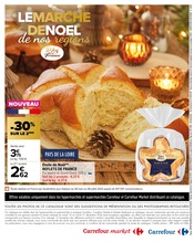 Promos Pain dans le catalogue "LE MARCHÉ DE NOËL de nos régions" de Carrefour Market à la page 2