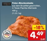 Puten-Minutensteaks Angebote bei Netto Marken-Discount Voerde für 4,49 €