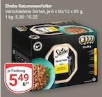 Katzennassfutter im Angebot bei GLOBUS in Weinheim Katzennassfutter Angebote von Sheba bei GLOBUS Weinheim für 5,49 €