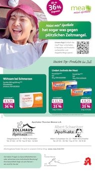Aktueller mea - meine apotheke Prospekt "Unsere Juli-Angebote" für Aichhalden Aktueller mea - meine apotheke Prospekt für Aichhalden mit Seiten