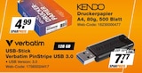 Aktuelle Druckerpapier Angebote bei expert in Halle (Saale) Aktuelles USB-Stick Verbatim PinStripe USB 3.0 Angebot bei expert in Halle (Saale) ab 7,77 €