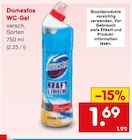 WC-Gel Angebote von Domestos bei Netto Marken-Discount Oberhausen für 1,69 €