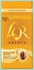 Café en grains absolu intensité 7 - L'OR en promo à 11,23 € chez Intermarché Café en grains absolu intensité 7 - L'OR dans le catalogue Intermarché