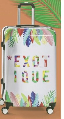 Valise exotique - Géant Casino à Grenoble Valise exotique en promo chez Géant Casino Grenoble à 44,90 €