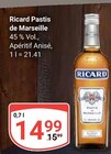 Pastis de Marseille im Angebot bei GLOBUS in Jena Pastis de Marseille Angebote von Ricard bei GLOBUS Jena für 14,99 €
