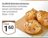 Aktuelles Kürbiskernbrötchen Angebot bei GLOBUS in Halle (Saale) ab 1,60 €