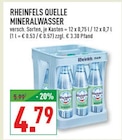 Mineralwasser Angebote von Rheinfels Quelle bei Marktkauf Essen für 4,79 €