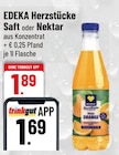 Herzstücke Saft im Trinkgut Prospekt Herzstücke Saft von EDEKA im aktuellen Trinkgut Prospekt für 1,69 €
