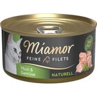 Miamor Feine Filets Naturell Thun & Gemüse 80 g im Angebot bei Zookauf in Monheim Miamor Feine Filets Naturell Thun & Gemüse 80 g Angebote von Miamor bei Zookauf Monheim für 0,99 €