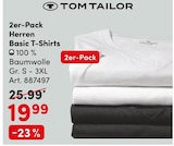 2er-Pack Herren Basic T-Shirts Angebote von Tom Tailor bei AWG Cottbus für 19,99 €