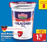 Schlagsahne im Angebot bei Netto Marken-Discount in Brandenburg Schlagsahne Angebote von Mark Brandenburg bei Netto Marken-Discount Brandenburg für 1,11 €