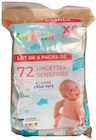 LINGETTES POUR BÉBÉ X72 - BAMBINII en promo à 4,99 € chez Netto LINGETTES POUR BÉBÉ X72 - BAMBINII dans le catalogue Netto