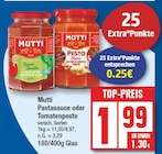 Pastasauce oder Tomatenpesto von Mutti im aktuellen EDEKA Prospekt