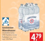 Mineralwasser Angebote von Gerolsteiner bei famila Nordost  für 4,79 €