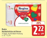 EDEKA Schnelldorf - Haushaltstücher mit Herzen Angebot im Prospekt Haushaltstücher mit Herzen bei EDEKA im Schnelldorf Prospekt für 2,22 €