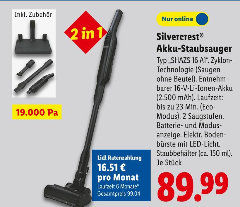 Akku-Staubsauger