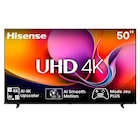 Téléviseur LED 4K* - 126 cm - HISENSE en promo chez Carrefour Téléviseur LED 4K* - 126 cm - HISENSE dans le catalogue Carrefour