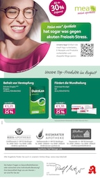 mea - meine apotheke Prospekt für Möttingen: "Unsere August-Angebote", 4 Seiten, 01.08.2025 - 31.08.2025