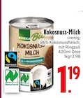 Kokosnuss-Milch Angebote von Edeka Bio bei EDEKA Landshut für 1,19 €