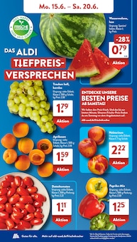 ALDI SÜD Prospekt der aktuellen Woche, gültig von 15.06.2026 bis 20.06.2026 Aktueller ALDI SÜD Prospekt "Gutes für Alle." mit 33 Seiten