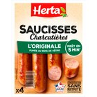 Saucisses Charcutières - HERTA - Carrefour à Lyon Saucisses Charcutières - HERTA en promo chez Carrefour Lyon à 3,49 €