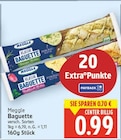 Klassik Baguette Kräuterbutter von Meggle für 0,99 € bei E center im Angebot Klassik Baguette Kräuterbutter von Meggle im aktuellen E center Prospekt