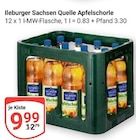 Aktuelle Mineralwasser Angebote bei GLOBUS in Leipzig Aktuelles Apfelschorle Angebot bei GLOBUS in Leipzig ab 9,99 €