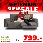 Madeira 3-Sitzer Sofa bei Seats and Sofas im Viersen Prospekt für 799,00 €