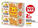 Biscuits sésame - GERBLÉ en promo chez U Express Limoges à 2,86 €