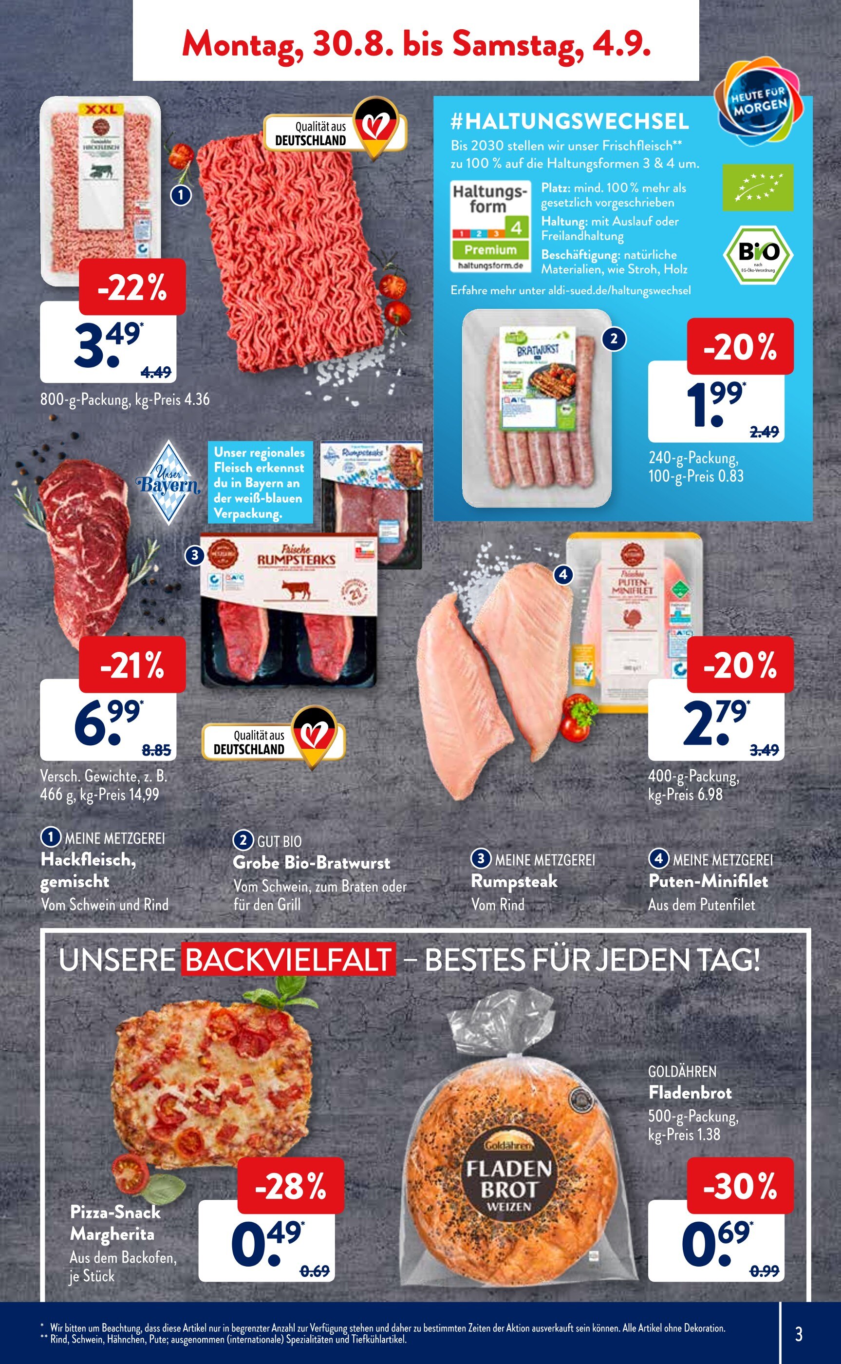 ALDI SÜD Montag Angebot und Preis aus dem aktuellen Prospekt