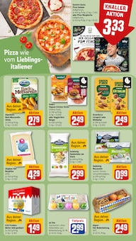 Pizza im REWE Prospekt "Dein Markt" mit 26 Seiten (Würzburg)