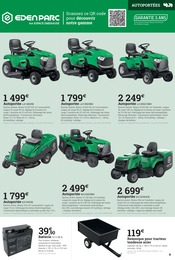 Promos Tondeuse Autoportée dans le catalogue "Avril en action" de Espace Emeraude Tondeuse Autoportée en promo dans le catalogue Espace Emeraude à la page 9