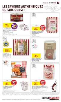 Promotion Chorizo dans le prospectus Intermarché Super, valable du 13/10/2026 au 25/10/2026 Promo Chorizo dans le catalogue Intermarché Super du moment à la page 15