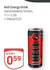 Energy Drink im Angebot bei GLOBUS in Mannheim Energy Drink Angebote von Hell bei GLOBUS Mannheim für 0,59 €