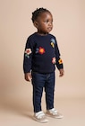 Pull brodé en coton en promo chez Monoprix Margaret Pull brodé en coton dans le catalogue Monoprix Margaret