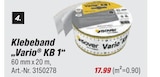 Klebeband Vario KB 1 Angebote von Isover bei toom Baumarkt Bergisch Gladbach für 17,99 €