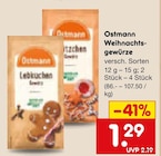 Weihnachtsgewürze im Angebot bei Netto Marken-Discount in Unna Weihnachtsgewürze Angebote von Ostmann bei Netto Marken-Discount Unna für 1,29 €