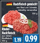 EDEKA Merenberg - Hackfleisch gemischt Angebot im Prospekt Hackfleisch gemischt bei EDEKA im Merenberg Prospekt für 0,99 €