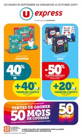 Catalogue Supermarchés U Express en cours à Castelnau-d'Auzan et alentours, "U Express", 20 pages, 30/09/2025 - 12/10/2025