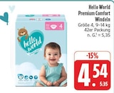 Premium Comfort Windeln Angebote von Hello World bei E center Suhl für 4,54 €