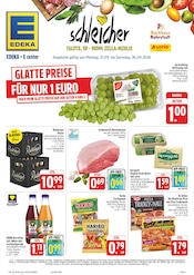 Saft im EDEKA Prospekt in Suhl Aktueller EDEKA Prospekt mit Saft, "Wir lieben Lebensmittel!", Seite 1