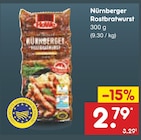 Nürnberger Rostbratwurst Angebote von HoWe bei Netto Marken-Discount Remscheid für 2,79 €