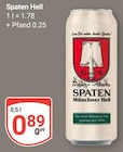 Spaten Hell Angebote von Spaten bei GLOBUS Trier für 0,89 €