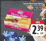 Unsere Butter Angebote von Sachsen Milch bei EDEKA Suhl für 2,39 €