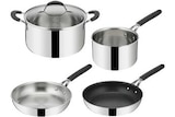 Batterie de cuisine Lagostina SET 5 PIECES INOX ESPERTA INDUCTION 012909600005 - Lagostina dans le catalogue Darty