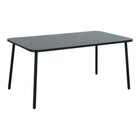 Table de jardin rectangulaire 6 personnes acier et verre trempé noir ZANDOR L. 160 x l. 90 x H. 74 cm - Brico Dépôt à Nevers Table de jardin rectangulaire 6 personnes acier et verre trempé noir ZANDOR L. 160 x l. 90 x H. 74 cm en promo chez Brico Dépôt Nevers à 99,00 €
