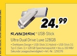 USB-Stick Ultra Dual Drive Luxe 128GB Angebote von SanDisk bei MEDIMAX Hilden für 24,99 €