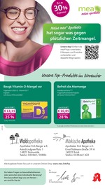 mea - meine apotheke Apotheken Prospekt der aktuellen Woche mit 4 Seiten, gültig von 01.10.2026 bis 31.10.2026, in Brück und Umgebung Aktueller mea - meine apotheke Apotheken Prospekt in Brück und Umgebung, "Unsere Oktober-Angebote" mit 4 Seiten, 01.10.2026 - 31.10.2026