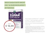 LINDA Tübingen - ZzzQuil GUTE NACHT EIN- & DURCHSCHLAFEN Angebot im Prospekt ZzzQuil GUTE NACHT EIN- & DURCHSCHLAFEN bei LINDA im Tübingen Prospekt für 16,99 €